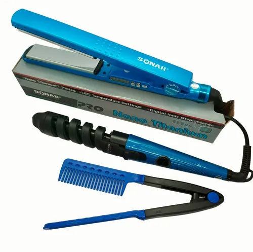 Kit Plancha - Rizador de cabello NanoTitanium™
