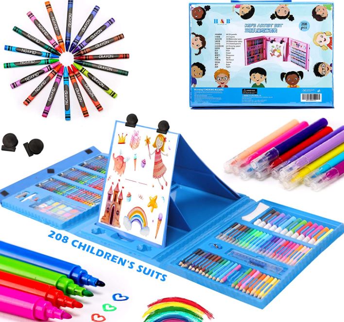 ARTIME™ KIT DE ARTE PARA NIÑOS DE 208 PIEZAS