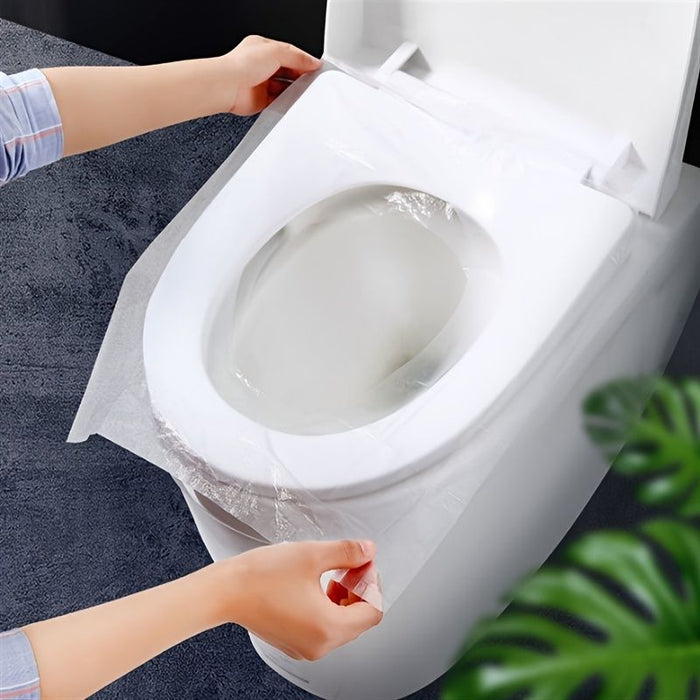 DTOILET™ COBERTORES DESECHABLES PARA ASIENTOS DE BAÑO x 50 unidades