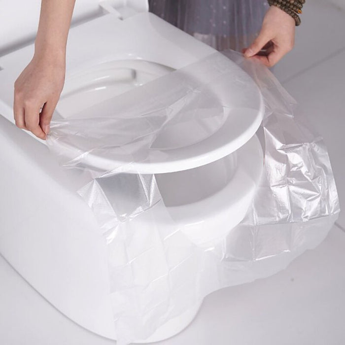 DTOILET™ COBERTORES DESECHABLES PARA ASIENTOS DE BAÑO x 50 unidades