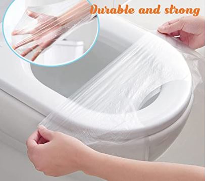 DTOILET™ COBERTORES DESECHABLES PARA ASIENTOS DE BAÑO x 50 unidades